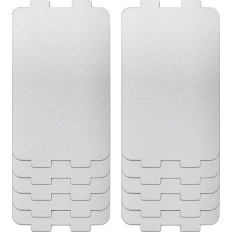 Lot de 10 feuilles de mica universelles pour four à micro-ondes, 107 x 64 mm (1/4)