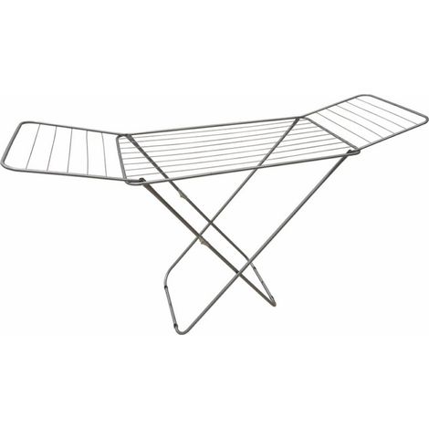 Stendibiancheria stendino pieghevole in acciaio con ali laterali 180cm bucato balcone