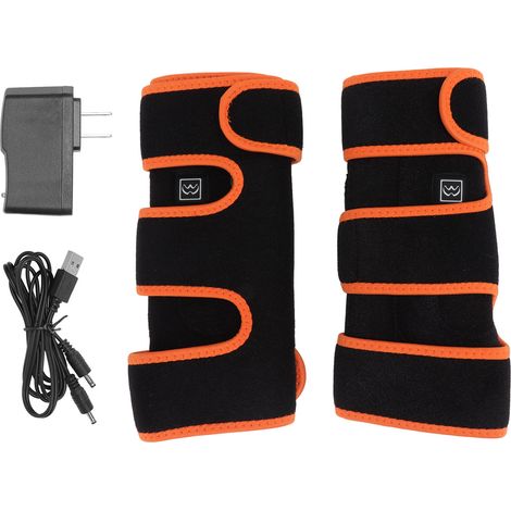 Genouillère chauffante électrique USB 3 vitesses réglables coussin chauffant extérieur intelligent AC100-240V prise US (1/5)