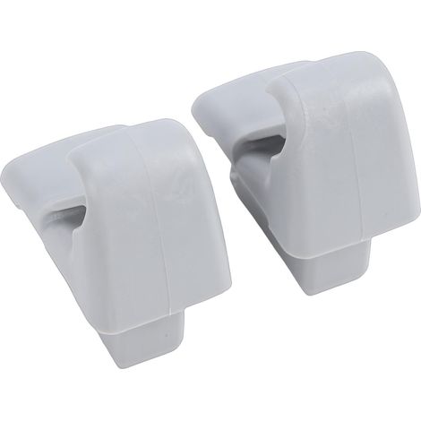 Gray Sun Visor Retainer, Durable Anti-Aging Plastic, Secure Hold for Outlander Launch (2 Pieces) (1/5)