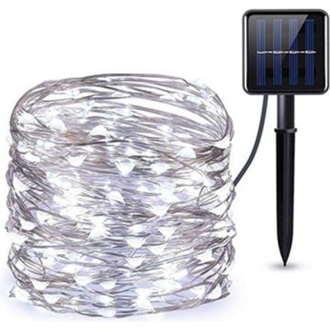 Guirlande lumineuse - - 200 LED - Solaire - 20 m - 8 Modes d'éclairage - Étanche (1/5)