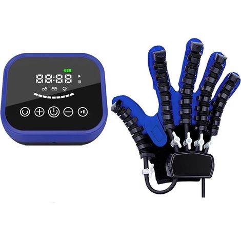 Gants de Robot d'entraînement de rééducation des doigts hémiplégiques, appareil d'exercice des mains, masseur de mains for la récupération de la fonction du Patient victime d'un AVC(Right hand S) (1/5)