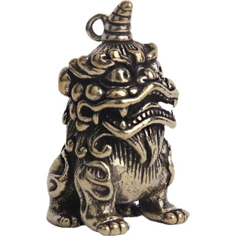 Classique Messing Kylin Statue Zierlicher Ornement pour Décoration de Table Accessoires (1/5)
