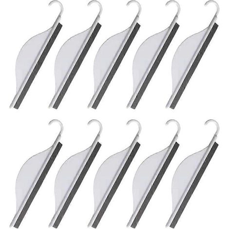 Lot de 10 raclettes de douche avec lame et crochet de suspension (1/5)