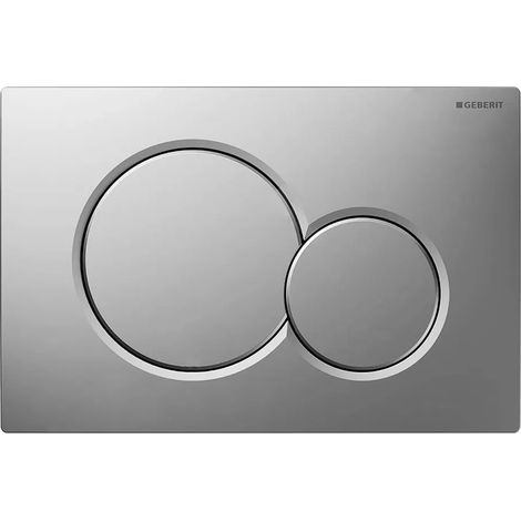 Geberit placca di comando Sigma 01 doppio tasto cromato opaco (1/2)