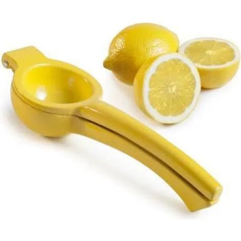 Ibili 782310 presse-citron jaune 22 cm aluminium émaillé - Ibili 782310 presse-citron jaune 22 cm aluminium émaillé