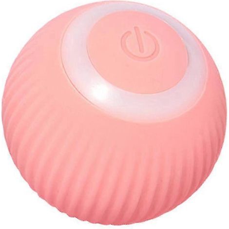 Elektrischer Katzenball, automatisch rollendes, intelligentes Katzenspielzeug, selbstbewegendes Spielzeug für Kätzchen-Pink