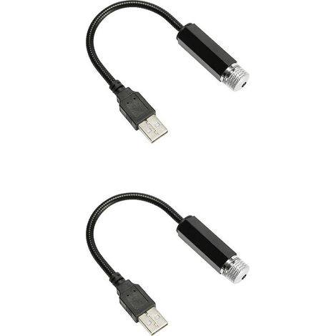 2x Luci notturne USB a forma di stella, mini luci d'atmosfera, cielo stellato romantico per feste (1/5)