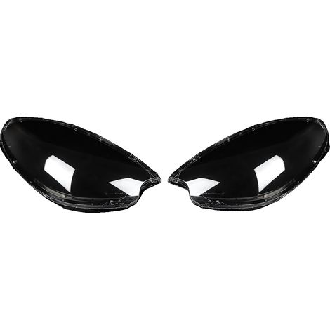 Cubiertas para lentes de faros delanteros, policarbonato transparente, compatibles con Porsche Macan, 1 par (1/2)
