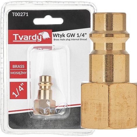 Bouchon en laiton GW 1/4" mâle (1/10/100) (1/3)