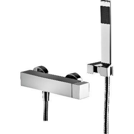 Miscelatore monocomando esterno doccia con accessori elle
