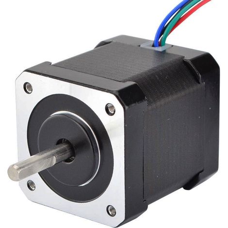 Nema 17 2A 59Ncm (80oz) bipolarer Schrittmotor, 48 mm Gehäuse, 4-adrig mit 1 m Kabel und Stecker, kompatibel mit 3D-/CNC-Druckern