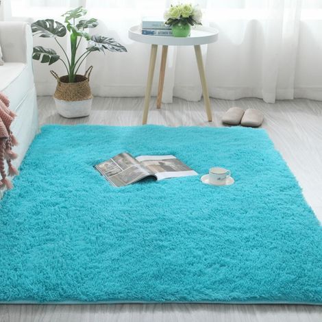 Petit tapis moderne doux et moelleux – Tapis en peluche antidérapant pour chambre, salon, tapis de sol décoratif confortable pour l'intérieur (1/5)
