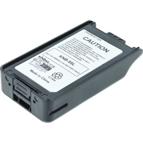 vhbw Akku Ersatz für Kenwood KNB-79LC für Funkgerät, Walkie Talkie (3.300mAh, 7,4V, Li-Ion)