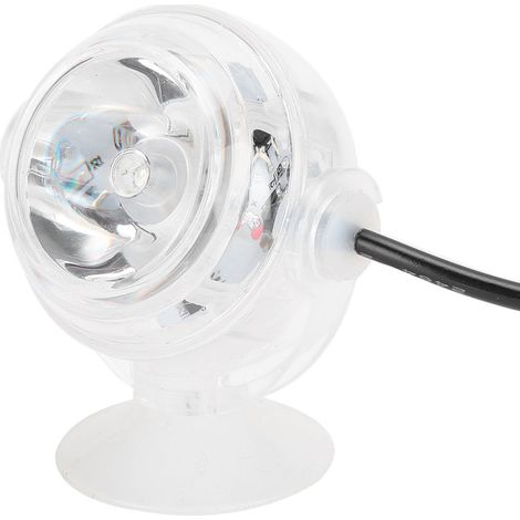 Projecteur LED submersible étanche en plastique avec dégradé de couleurs pour aquarium d'eau douce et d'eau de mer (1/5)