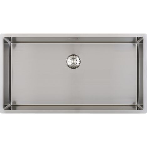 Solido 3D-Spüle CAPP74R10 Edelstahl Spülbecken - Integral-Siebkorbüberlaufventil - 780x440mm (1/5)