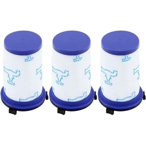 3pcs Filtres de Rechange pour Rowenta Air Force 360 RH9051WO RH9057WO RH9059WO RH9081WO RH9086WO & Tefal Air Force 360 Aspirateur, Accessoires de Remplacement Alternative à ZR009001 (1/5)