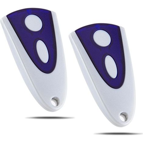 Émetteur porte de garage 433,92 MHz – Lot de 2 télécommandes compatibles Novotron 502/512/522 et MNHS433-2