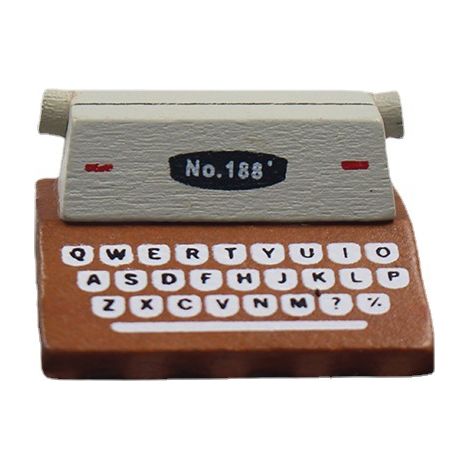 Porte-cartes de visite imitation imprimante, porte-message rétro café (1/5)