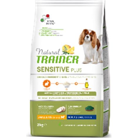 CROCCHETTE CANE ADULTO SENSITIVE NO GLUTEN SMALL&TOY CON CONIGLIO E CEREALI INTEGRALI 2KG