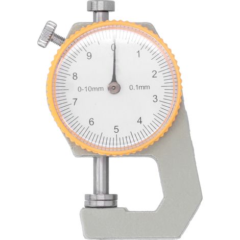 Thickness Gauge Tester Dial Flat Head Vegetable Tanned Leather DIY Measuring Tool0-10mm (1/5)