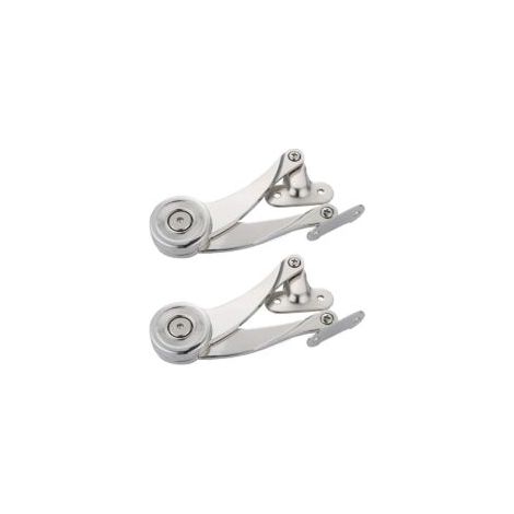 Lot de 2 charnières relevables pour portes de placards et de meubles, angle d'ouverture 75°/90°/110°, clé hexagonale incluse (1/5)