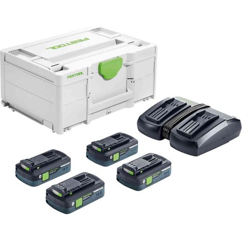 Festool Energie-Set SYS 18V 4x4,0/TCL 6 DUO - 577104