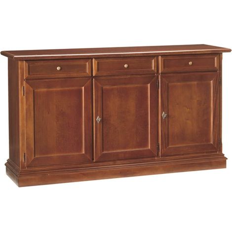 Credenza 3 Ante Colori mobili tempesta: Noce