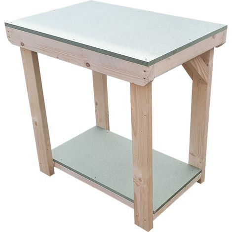 Express Workmate, Wooden Workbench Range, UniMDF 18mm,  3ft(90cm), Single shelf (1/2)