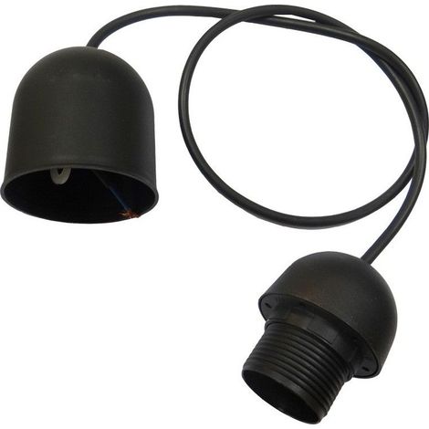 Conjunto Colgante Negro E27 Longitud 80cm