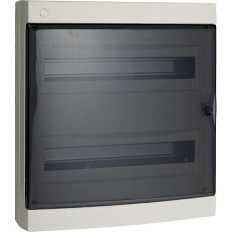 Centralino 36 moduli portella fumè pablo ip40 design bianco bocchiotti b04089