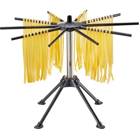 Gefu Stendipasta nero 10 braccia pieghevoli acciaio inossidabile (1/2)
