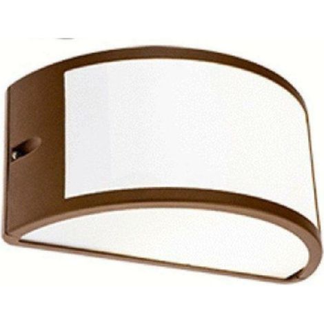 applique aperta in alluminio per esterno - colore corten. (1/10)