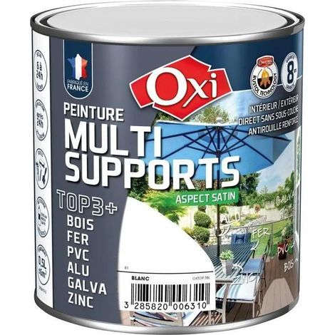 Oxi Smalto Satinato Multi-supporto Bianco 0,5 L