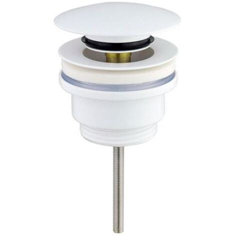 Bonde de Lavabo Universelle Clic-Clac Chromée Blanc Ortviai (1/3)