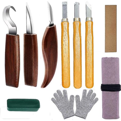 Holzmeißelschneider, Handwerkzeug-Set, Schnitzmesserschneider (1/2)