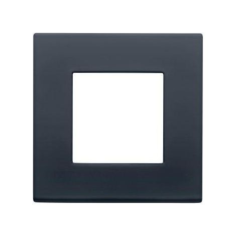 PLAQUE DAHLIA 1 POSTE GRIS ANTHRACITE GEWISS GW35901AN