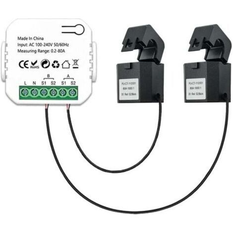 Wi-Fi smart meter for solar photovoltaic system, two-way monitoring of energy production and consumption, meter control via mobile APP. (1/4)