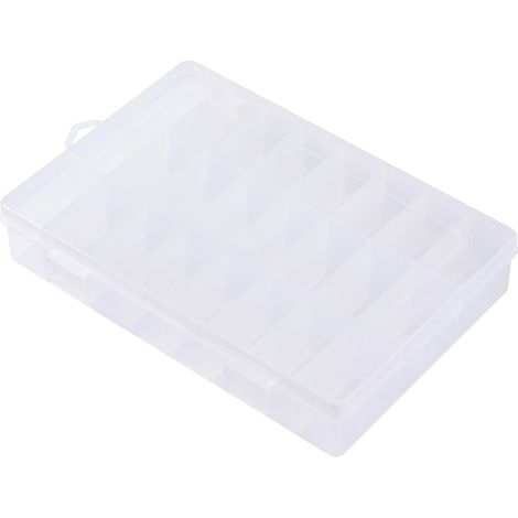 TRU COMPONENTS TC-ERB-9049 Sortimentskasten (L x B x H) 210 x 140 x 38 mm Anzahl Fächer: 24 variable (1/5)
