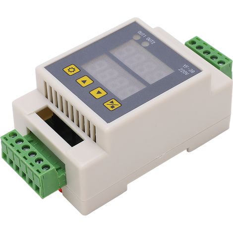 Module de minuterie 2 canaux avec écran LCD précis, module de temporisation ABS blanc, alimentation CC 7-27 V CA 220 V (1/5)
