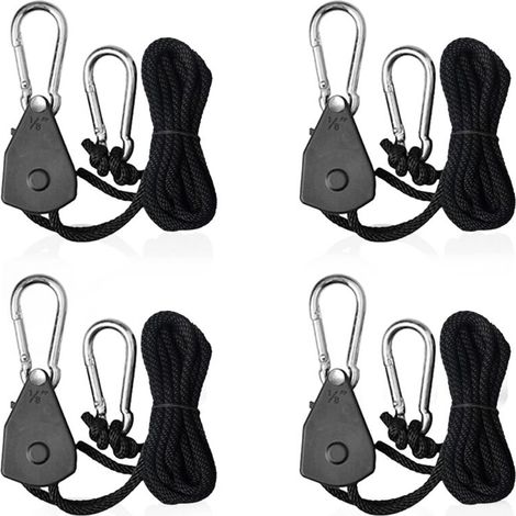 Cordones De Enganche A Tornillo - 2 4 M - Acero Inoxidable - Uso Interior Y Exterior - 4 Unidades (1/5)