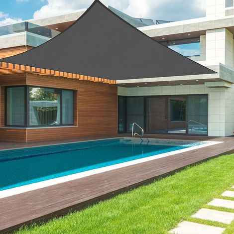 sonnensegel mit mehreren ösen Rechteckig 6 x 9 m Rechteckig Sonnenschutzsegel mit Ösen Wetterbeständig Atmungsaktiv Hdpe Gewebe Ohne Bohren für Balkon Garten, Grau von 4° bis - 2° Farbe:Taureg COVACURE Schlafsack Camping Ultraleicht
