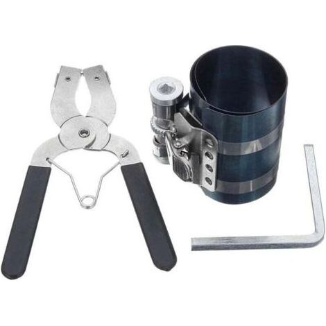 Pince à segments de piston automobile, compresseur de segments de piston de 3 pouces (53-175 mm), pince d'extraction de segments de piston automobile, outils d'installation de piston (1/4)