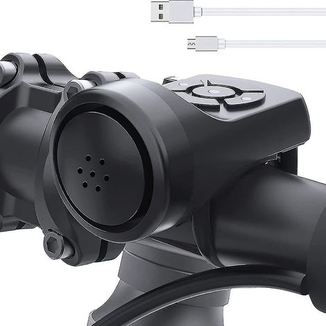 Klaxon de vélo électrique, sonnette de vélo électronique, klaxon de vélo de 140 dB (1/5)