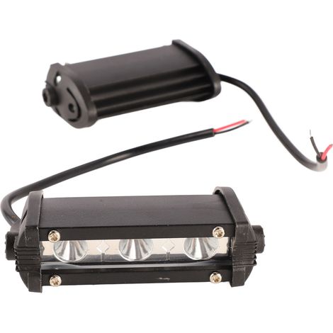 9-W-LED-Projektor, 1-reihig, Aluminiumlegierung, leistungsstarker Motorradscheinwerfer, Zusatzfernlicht (1/5)