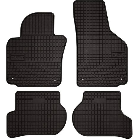 Alfombrillas de goma para Volkswagen Golf V hatchback, variant, station wagon (2003-2009) - negras, ajustables