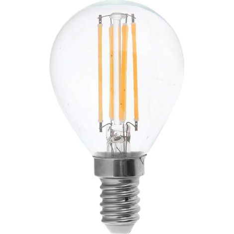 Bombilla LED V-TAC E14 6W 100LM/W Filamento P45 Blanco Natural (1/5)