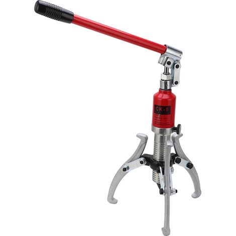 Extracteur hydraulique intégré 5T, boîte en plastique jaune, exclusivité entrepôt à l'étranger. (1/5)