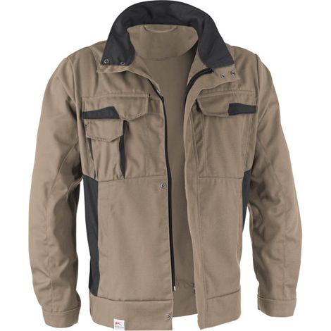 [NEUWERTIG] B-Ware Kübler Vita Mix Jacke Arbeitsjacke Arbeitskleidung Sandbraun Anthrazit Xxl