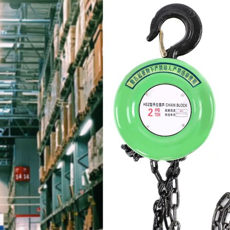 Outil de levage manuel pour palan à chaîne 2T (1/5)
